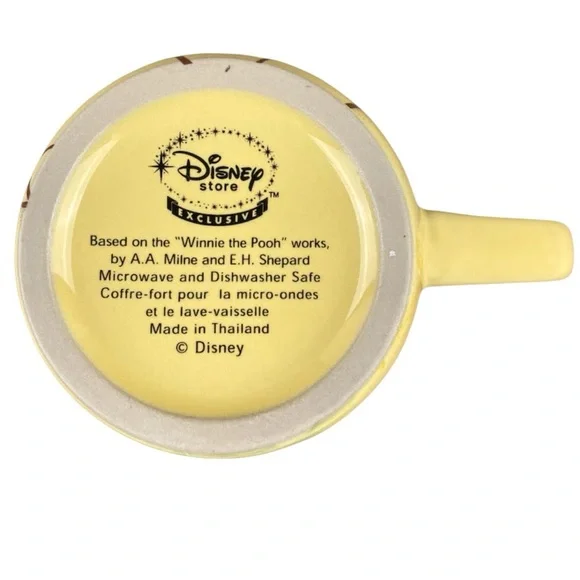 Winnie the Pooh Sketch Floral Disney Store Mug - Picture 7 of 7